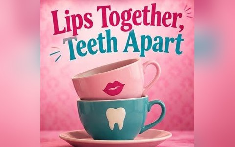 Lips Together, Teeth Apart: two stacked teacups