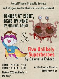 Dinner at Eight, Dead by Nine and Five Unlikely Superheroes poster